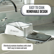 ANTI-SPLASH BOWL™ - MINIMIZE WATER MESS WITH EASE