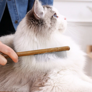 WOODEN CAT COMB™ - NATURAL GROOMING, HAPPY CATS